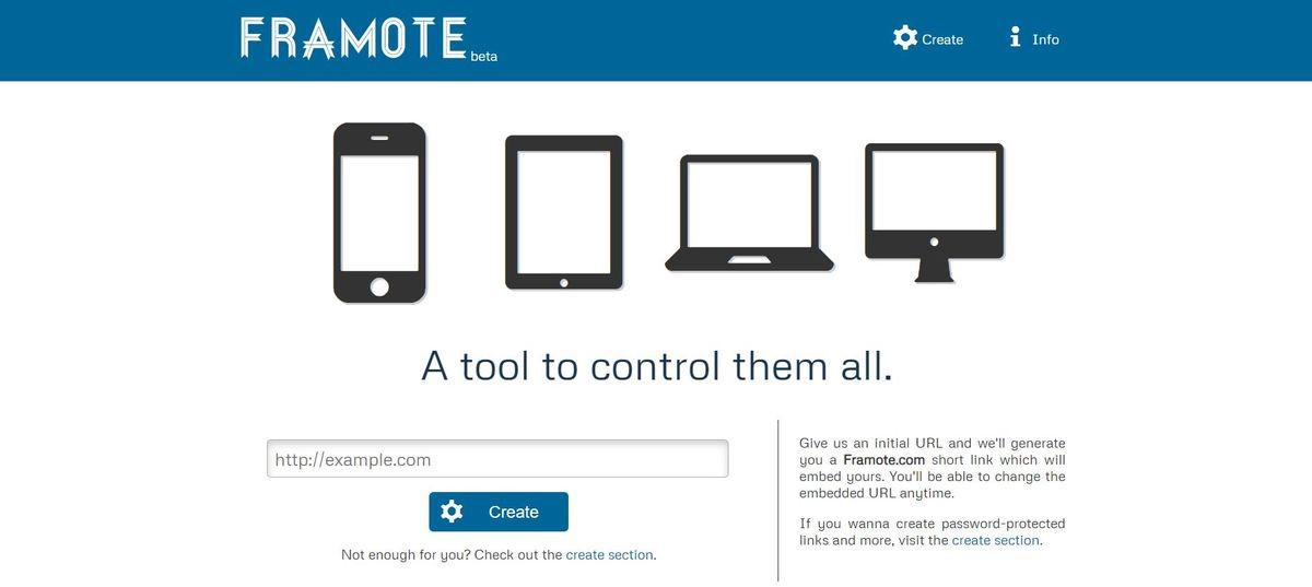 Framote被稱為“活著的縮網址” Framote被稱為“活著的縮網址”